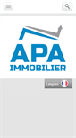 Mobile Screenshot of apa-immobilier.com